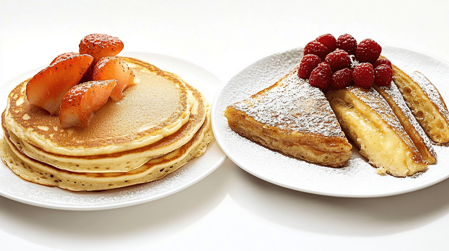 Are pancakes and French toast the same?